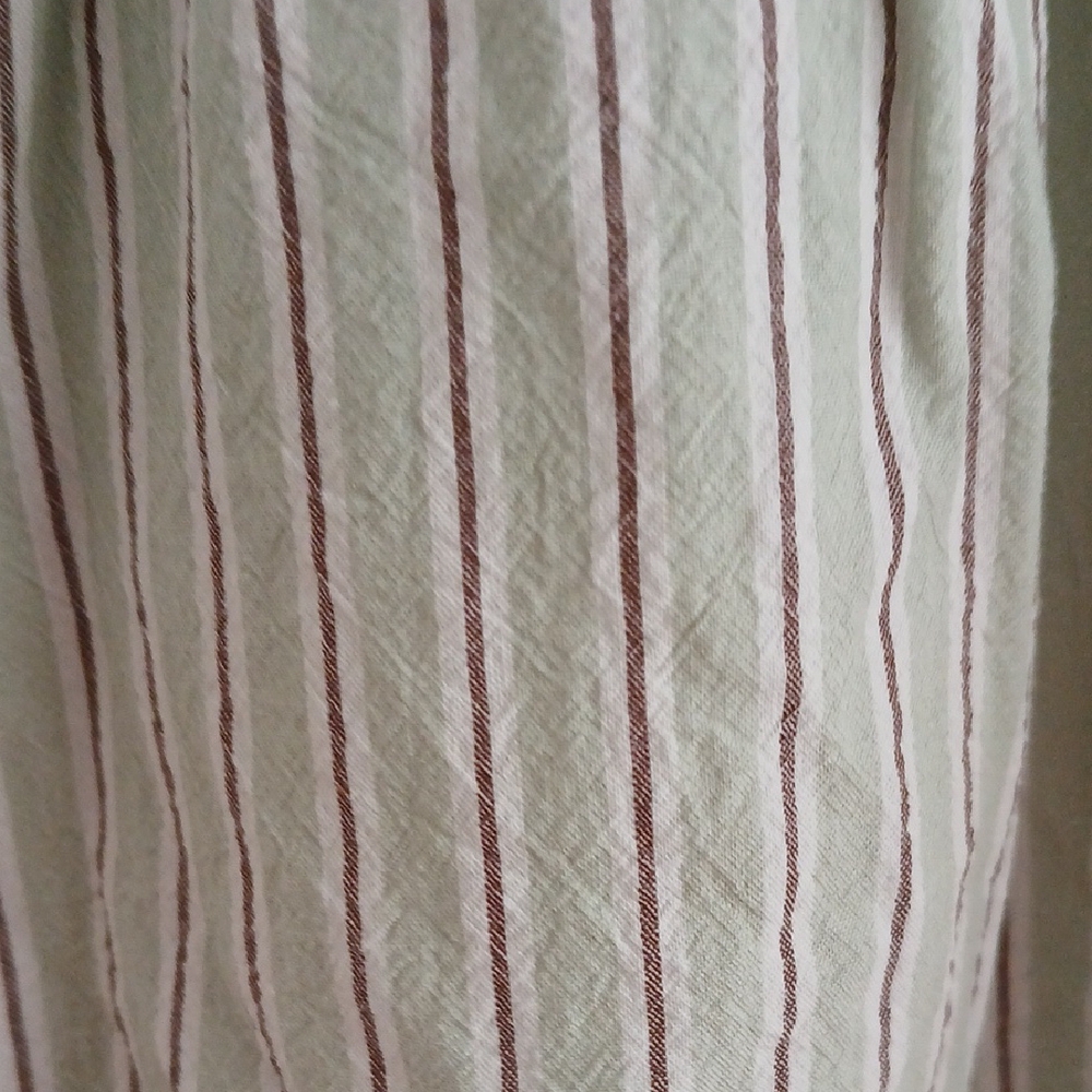 Madewell Cream and Brown Textured Blouse - Picture 4 of 7
